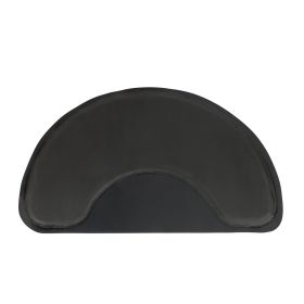 Outer Circle, Inner Circle, 3ft X4.5ft X1-2in, PVC NBR, Black Salon Mat
