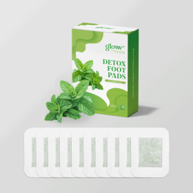 Gloww Health Detox Warming Foot Pads - Peppermint - Alleviating Aches And Pains (Option: Mint)